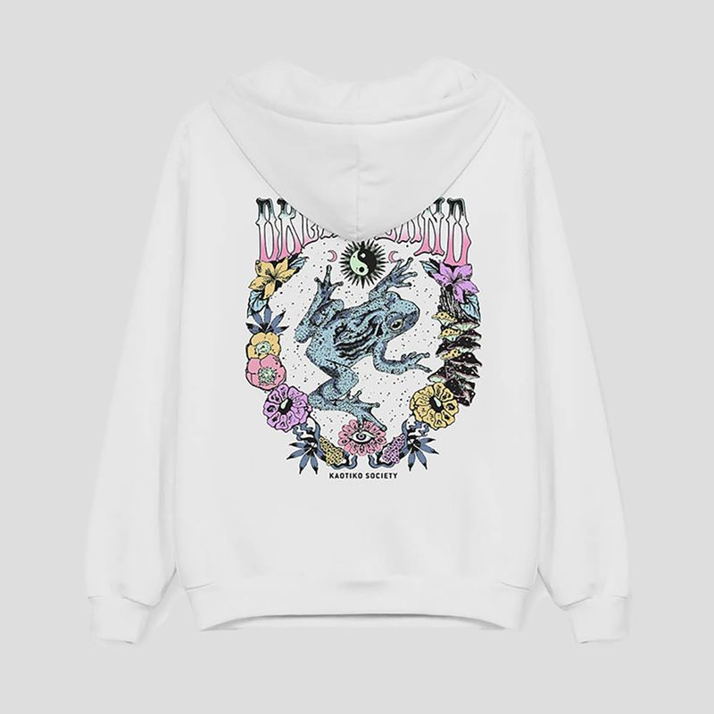 Kaotiko Dreamland Damen Sweatshirt weiß 2