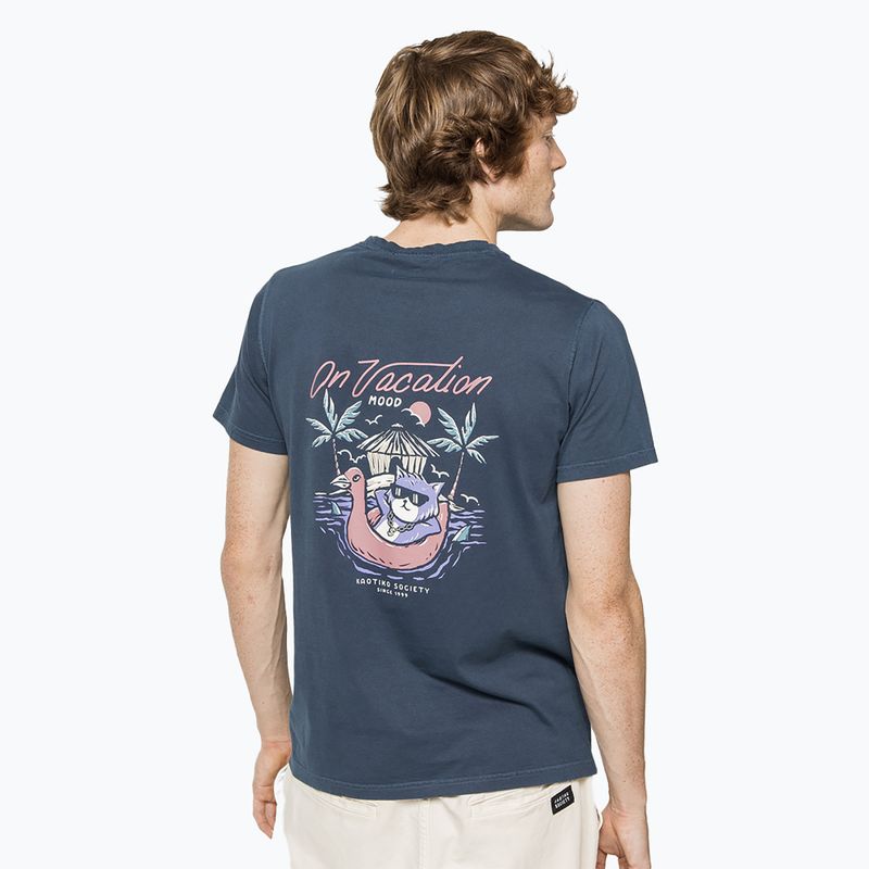 Herren Kaotiko M / C Washed On Vacation T-shirt navy 2