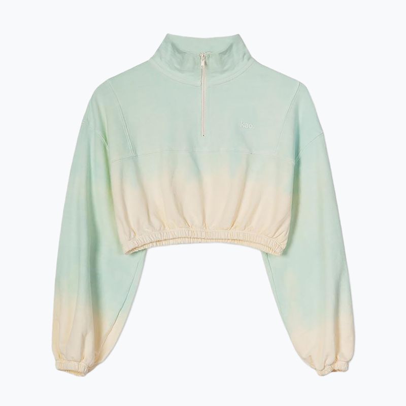 Damen Kaotiko Tie-Dye Jolie grün / gelb Sweatshirt 3