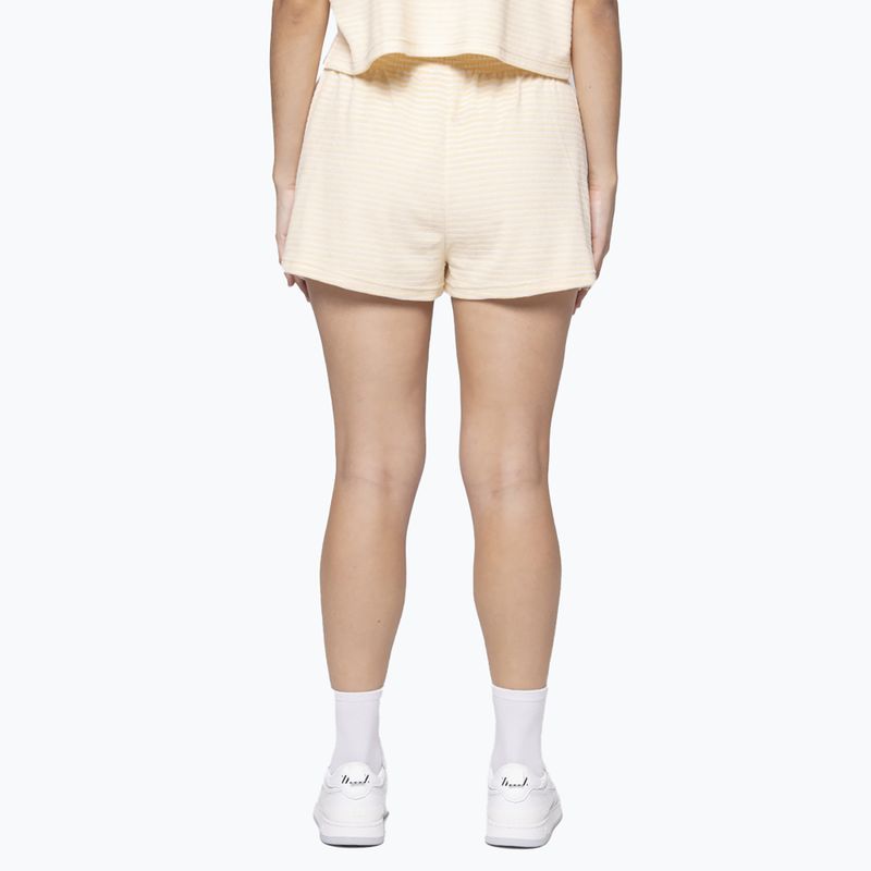 Damen Shorts Kaotiko Towel Stripe gelb/weiß 2