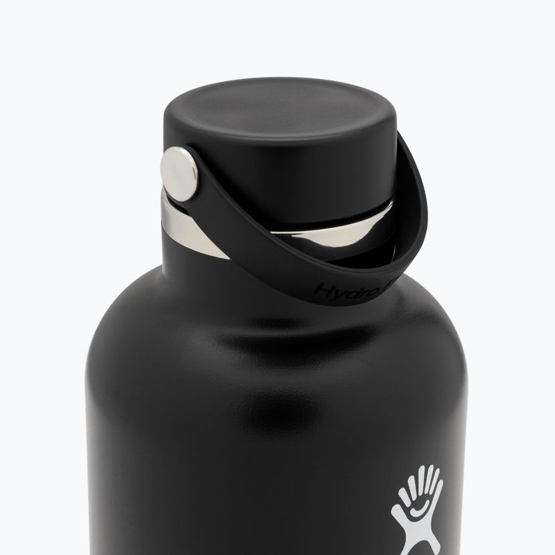 Hydro Flask Wide Flex Cap 64 Oz 1892 ml schwarze Reiseflasche 2