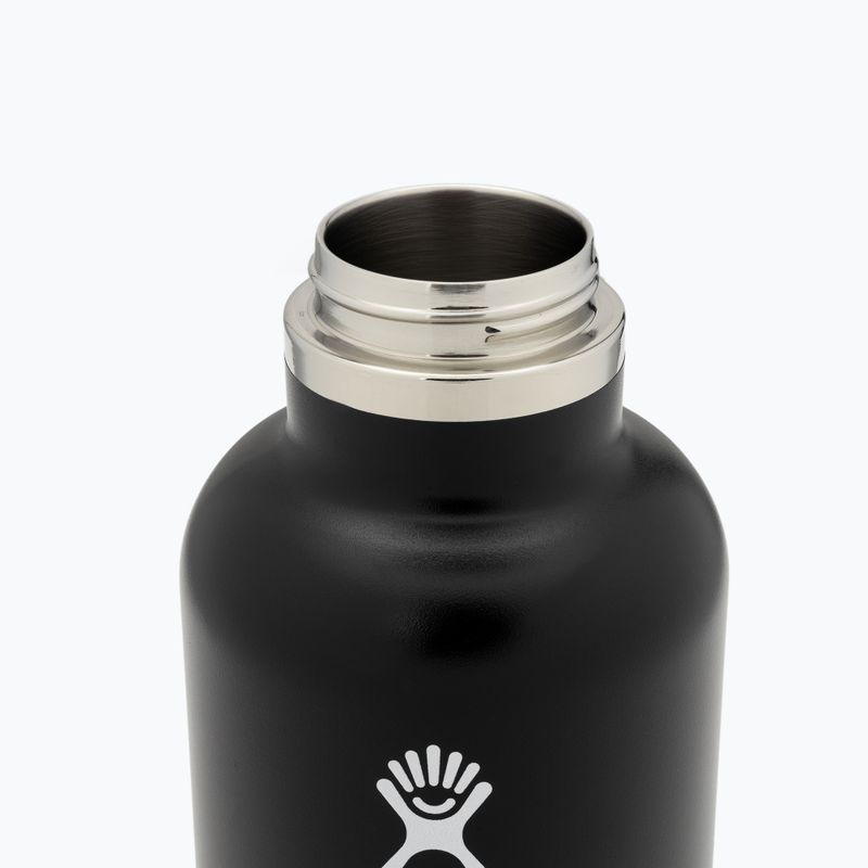 Hydro Flask Wide Flex Cap 64 Oz 1892 ml schwarze Reiseflasche 3