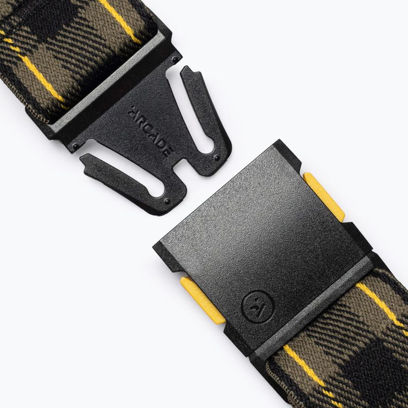 Gürtel Arcade POW x Joseph Toney crocodile/mustard 3