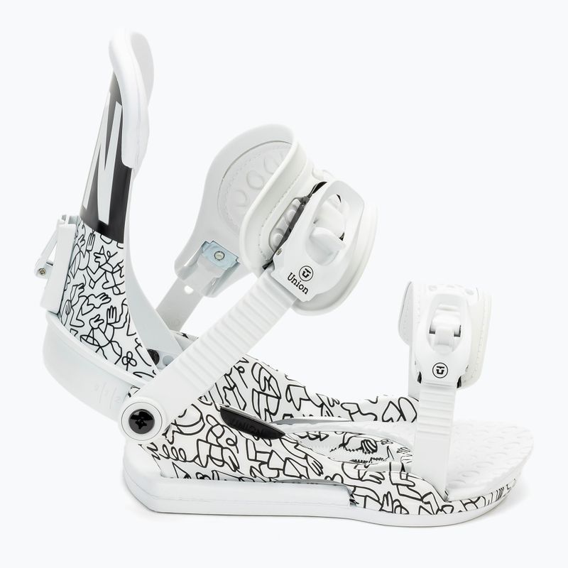Damen Snowboardbindungen UNION Milan weiß 212062 2