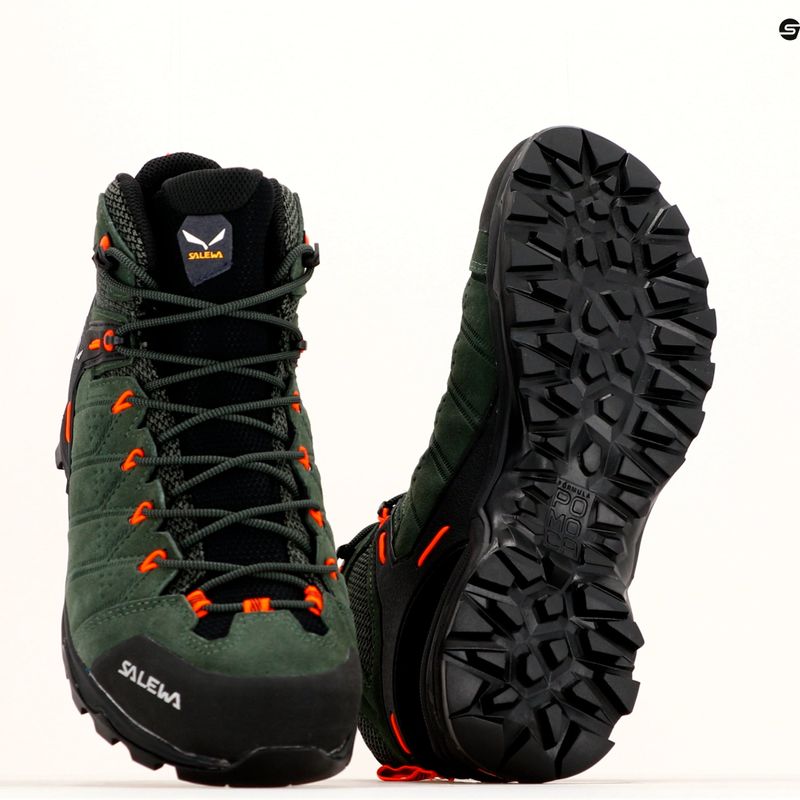 Herren-Trekkingstiefel Salewa Alp Mate Mid WP grün 00-0000061384 12