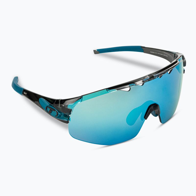 Tifosi Sledge Lite Clarion crystal smoke/clarion blue/ac red/clear Fahrradbrille 2