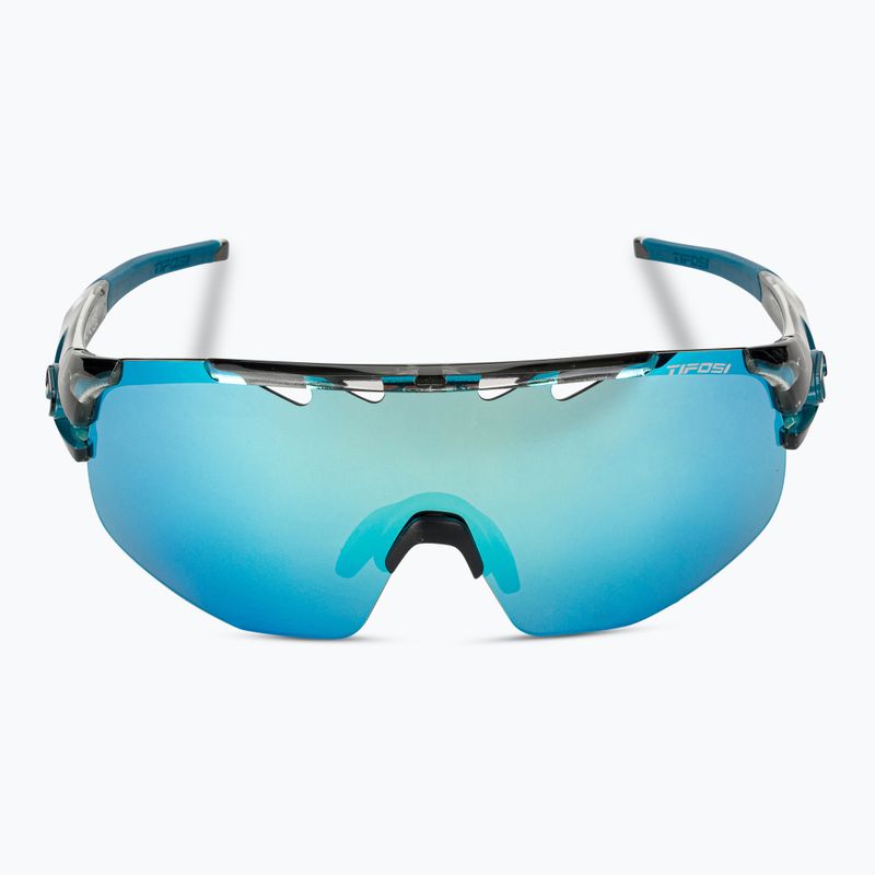 Tifosi Sledge Lite Clarion crystal smoke/clarion blue/ac red/clear Fahrradbrille 4