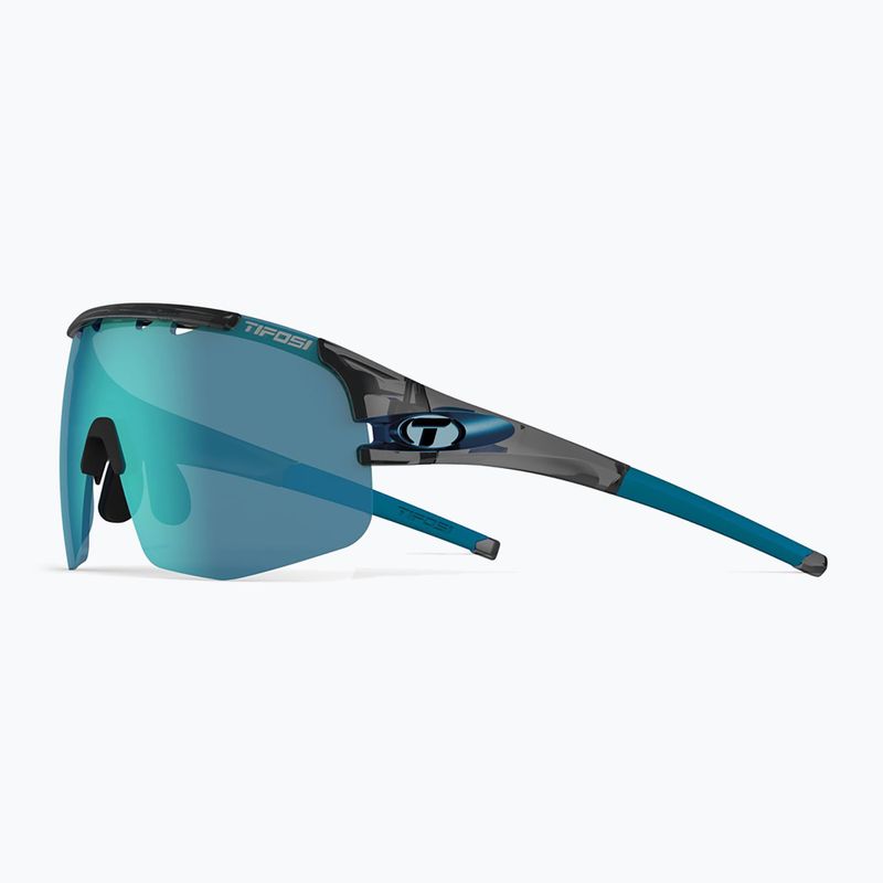Tifosi Sledge Lite Clarion crystal smoke/clarion blue/ac red/clear Fahrradbrille 6
