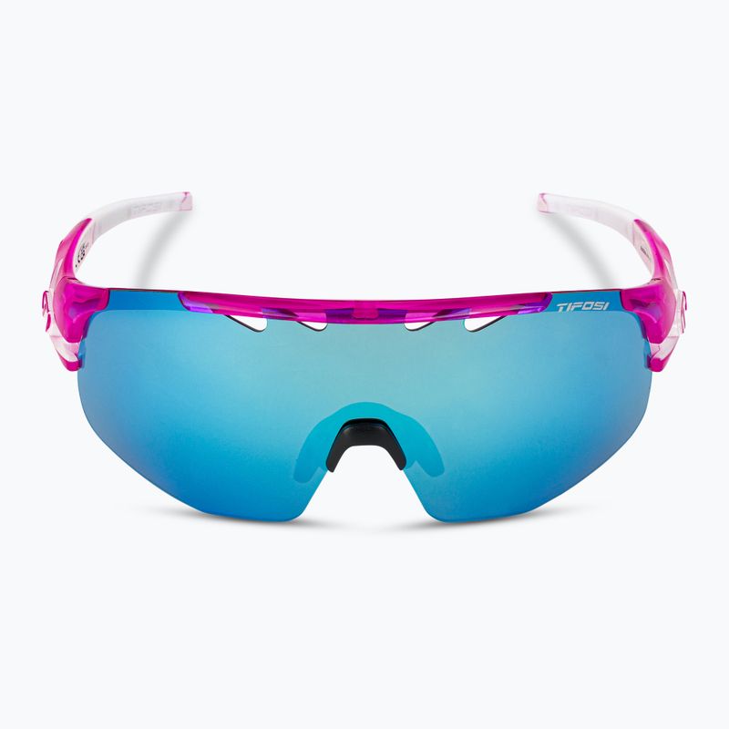 Tifosi Sledge Lite Clarion kristallrosa/clarionblau/ac rot/klar Fahrradbrille 4
