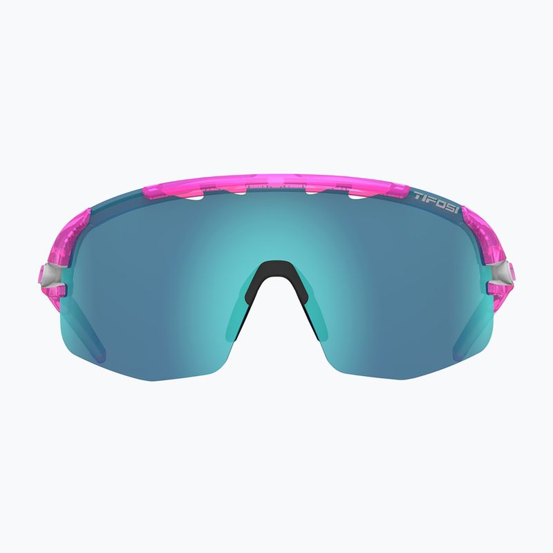 Tifosi Sledge Lite Clarion kristallrosa/clarionblau/ac rot/klar Fahrradbrille 8