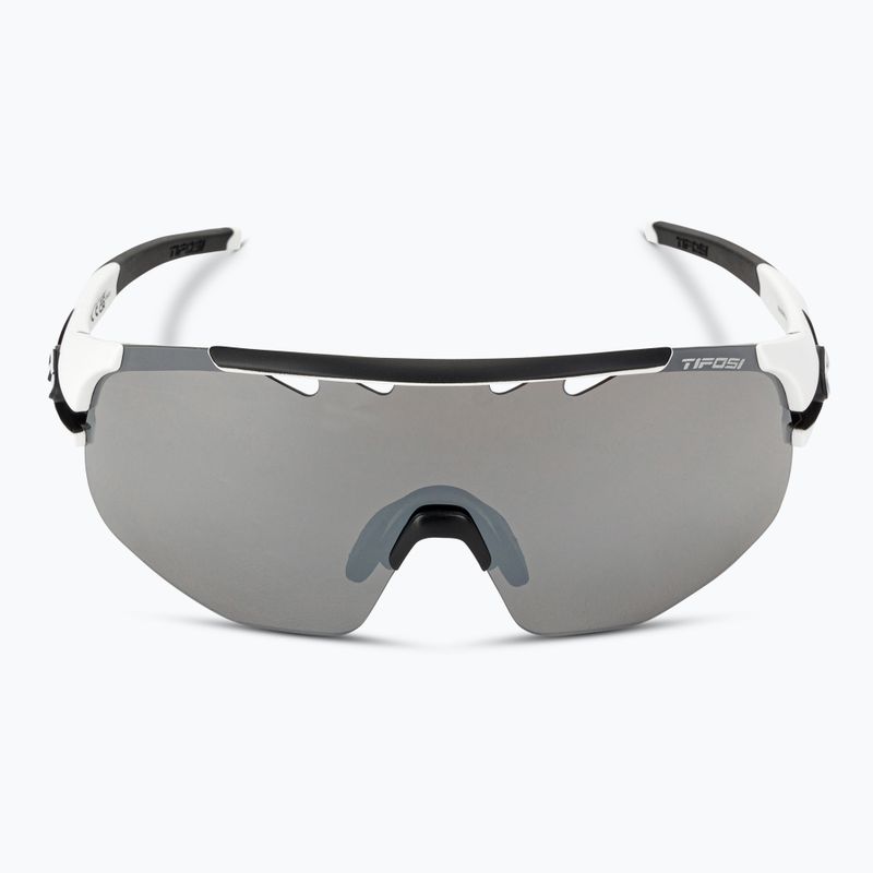 Tifosi Sledge Lite matt weiß/rauch/ac rot/klar Fahrradbrille 4