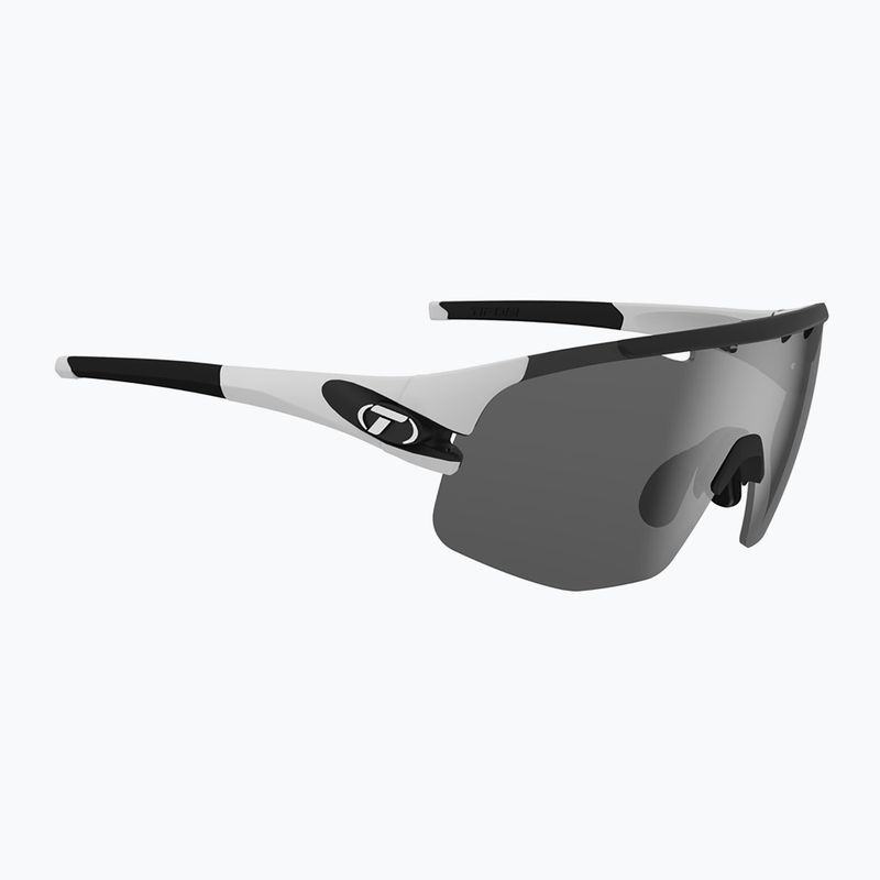 Tifosi Sledge Lite matt weiß/rauch/ac rot/klar Fahrradbrille 6