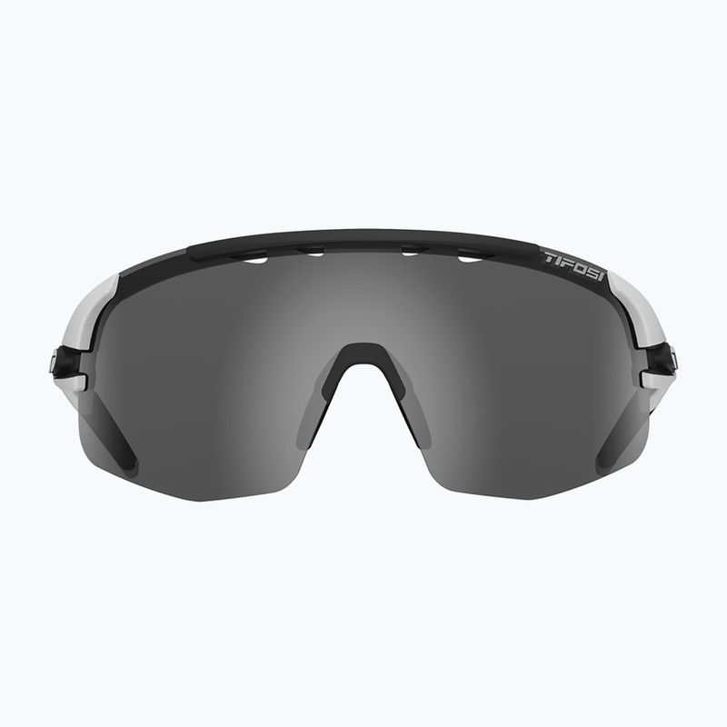Tifosi Sledge Lite matt weiß/rauch/ac rot/klar Fahrradbrille 8