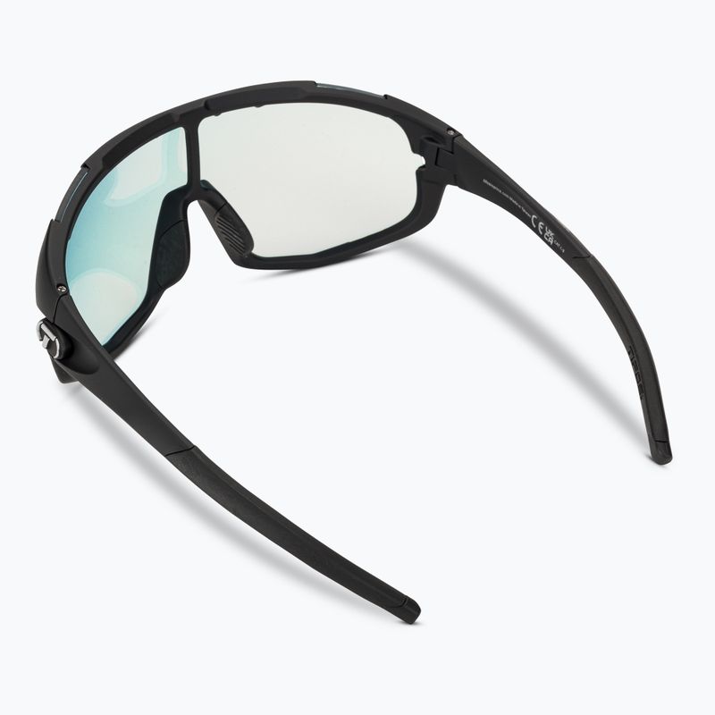 Tifosi Sledge Fototec mattschwarz/clarionrot phototrope Fahrradbrille 2