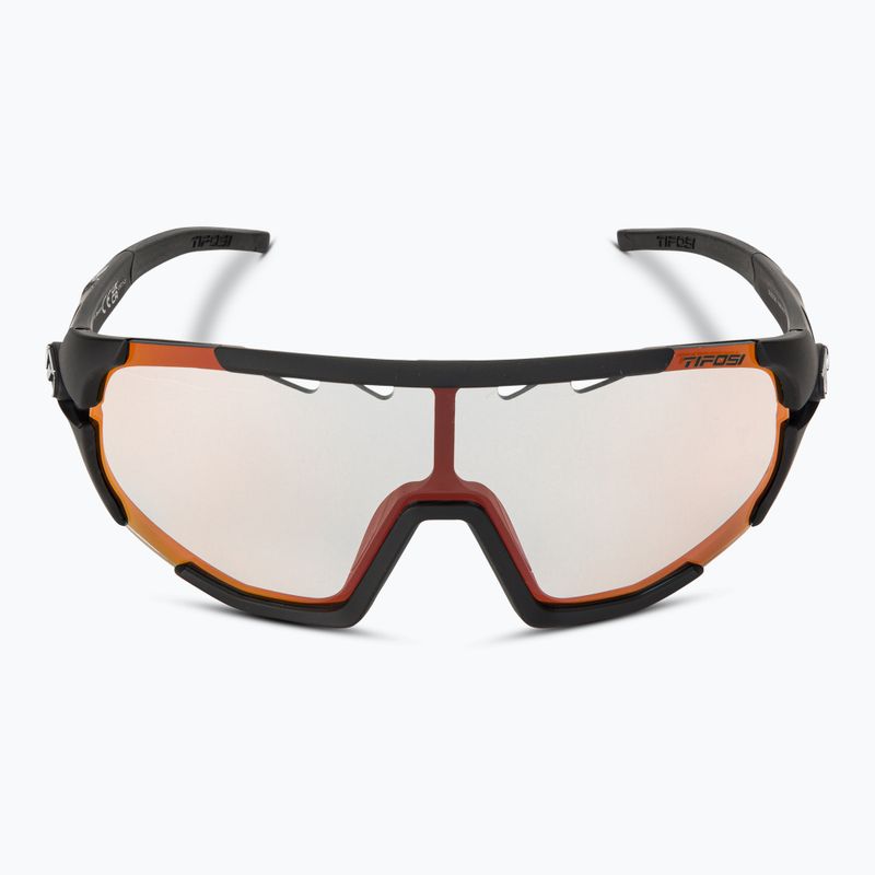 Tifosi Sledge Fototec mattschwarz/clarionrot phototrope Fahrradbrille 3