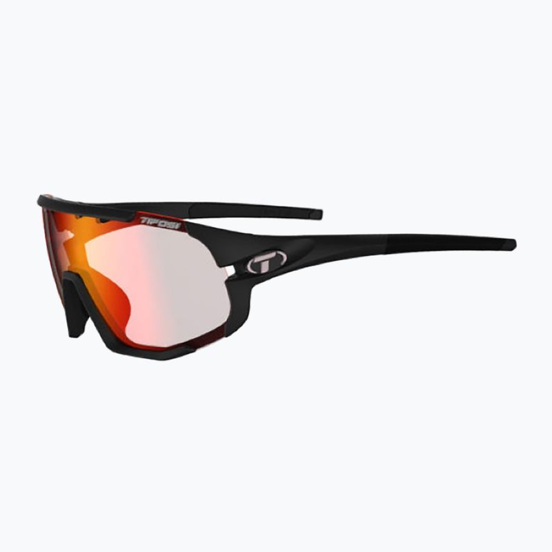 Tifosi Sledge Fototec mattschwarz/clarionrot phototrope Fahrradbrille 5