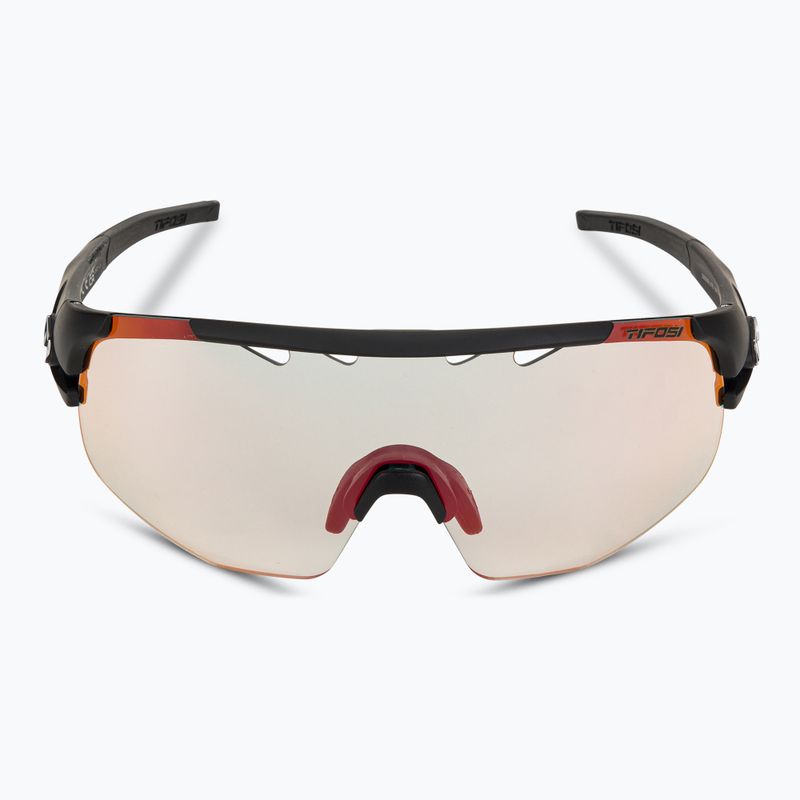 Tifosi Sledge Lite Fototec mattschwarz/clarionrot phototrope Fahrradbrille 3