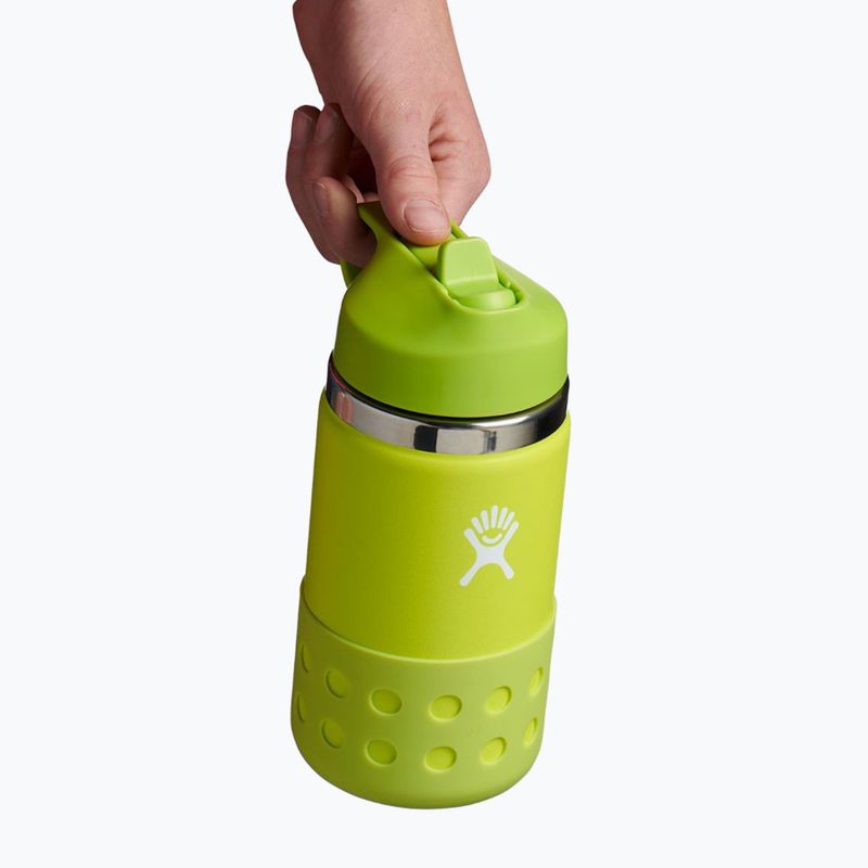 Hydro Flask Wide Mouth Strohhalm Deckel und Boot 355 ml Thermoflasche grün W12BSWBB318 3