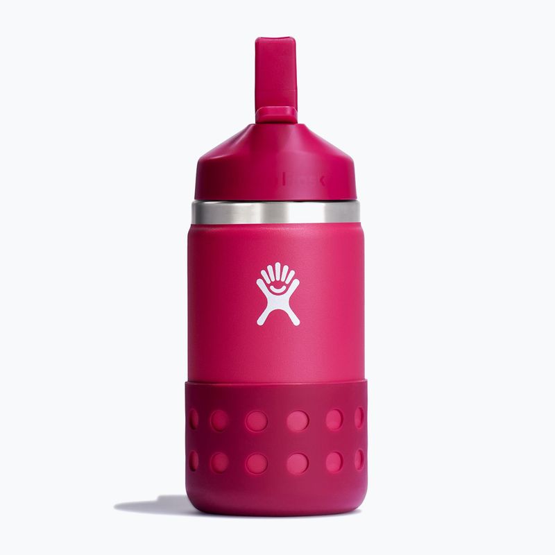 Hydro Flask Wide Mouth Straw Deckel und Boot 355 ml Thermoflasche rosa W12BSWBB623
