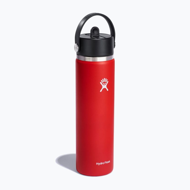 Hydro Flask Wide Flex Straw Thermoflasche 710 ml rot W24BFS612 2