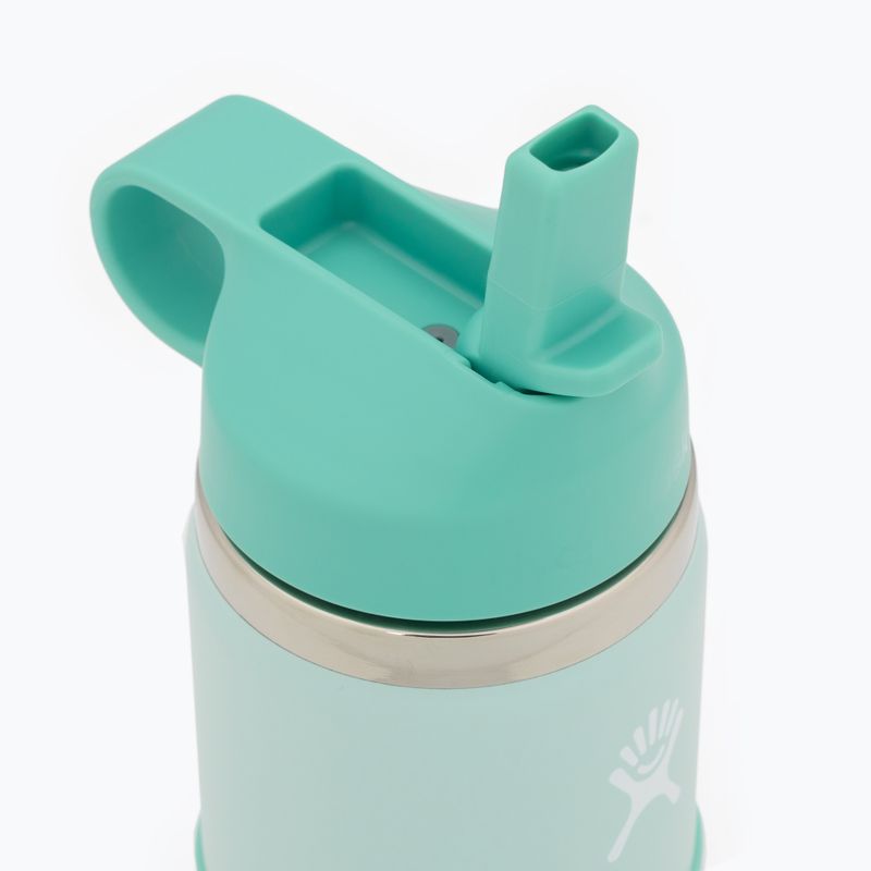 Hydro Flask Wide Mouth Strohhalm Deckel und Boot 355ml Thermoflasche Tau W12BSWBB441 4