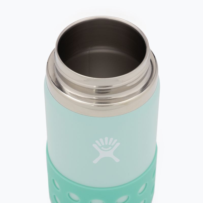 Hydro Flask Wide Mouth Strohhalm Deckel und Boot 355ml Thermoflasche Tau W12BSWBB441 5
