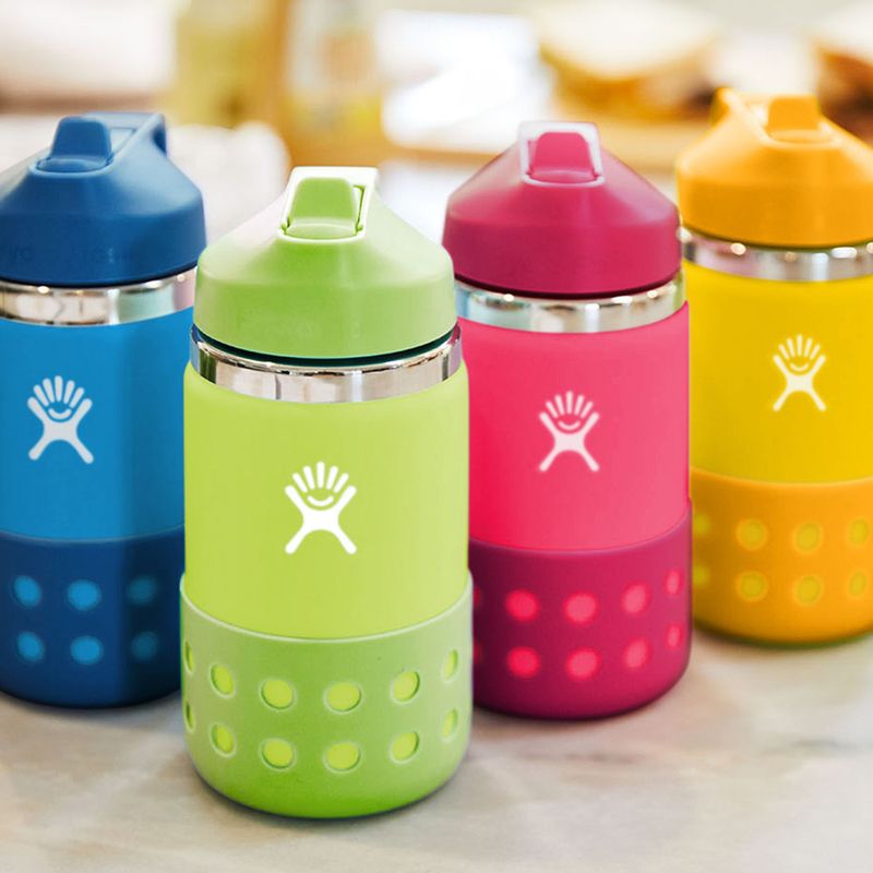 Hydro Flask Wide Mouth Strohhalm Deckel und Boot 355ml Thermoflasche Tau W12BSWBB441 7
