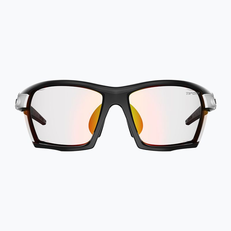 Tifosi Kilo Fototec schwarz/weiß/clarionrot photochrome Sonnenbrille 2