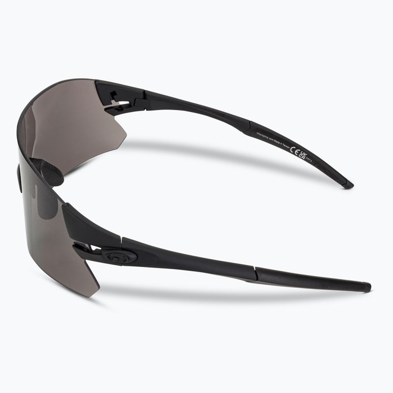 Tifosi Rail blackout/rauch/ac rot/klar Fahrradbrille 5