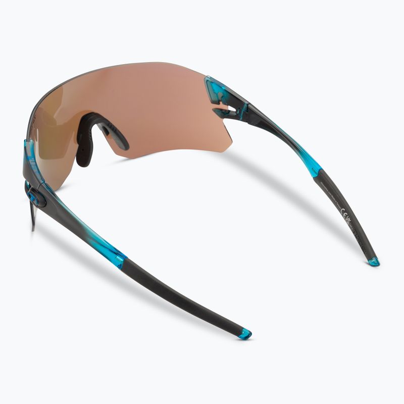 Tifosi Rail Clarion blau/ac rot/klar Fahrradbrille 3