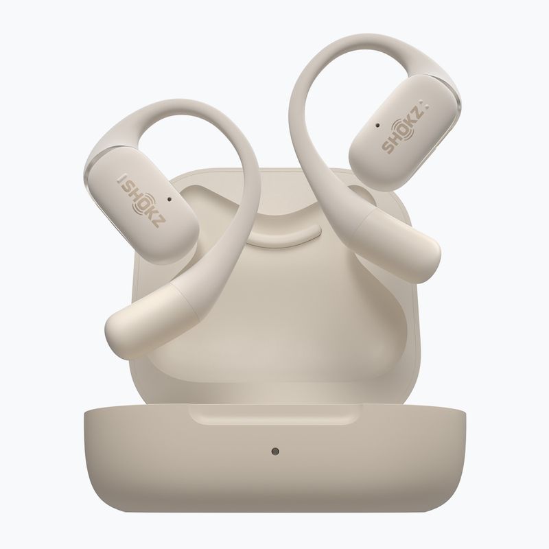 Drahtlose Kopfhörer Shokz OpenFit beige 3
