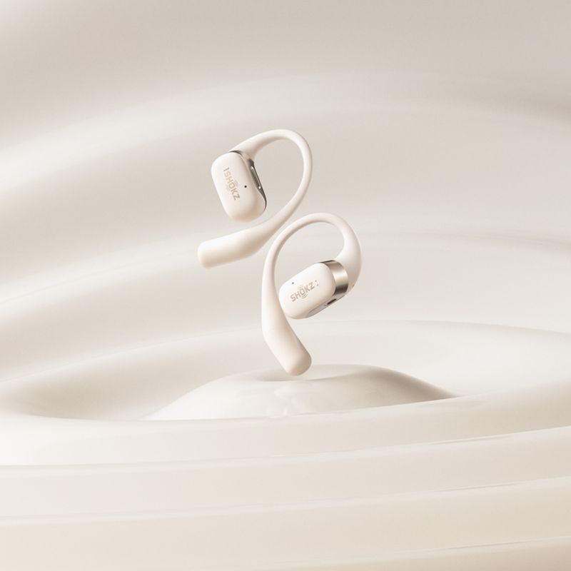 Drahtlose Kopfhörer Shokz OpenFit beige 18