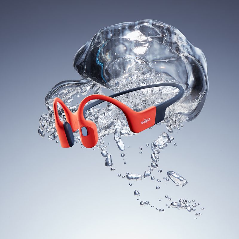 Drahtlose Kopfhörer Shokz OpenSwim Pro red 14