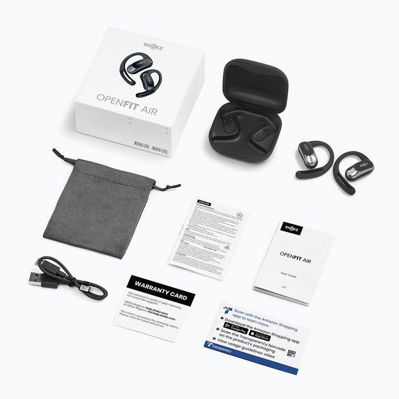 Drahtlose Kopfhörer Shokz OpenFit Air black 11