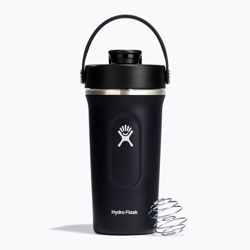 Thermoflasche mit Shakerfunktion Hydro Flask Insulated Shaker 710 ml schwarz