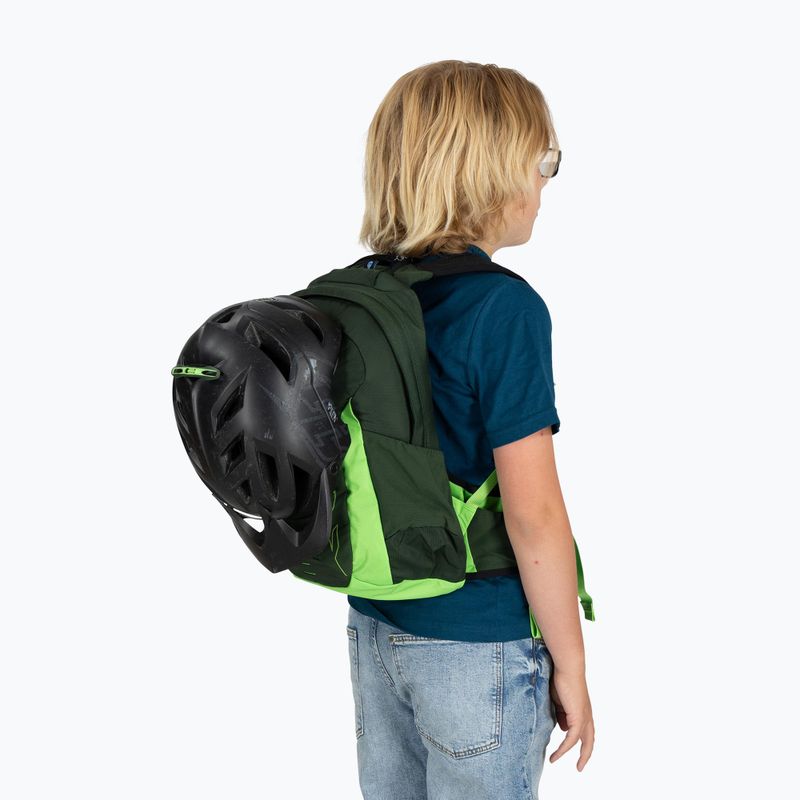 Wander Rucksack Kinder Osprey Talon Jr 11 l green canopy 4