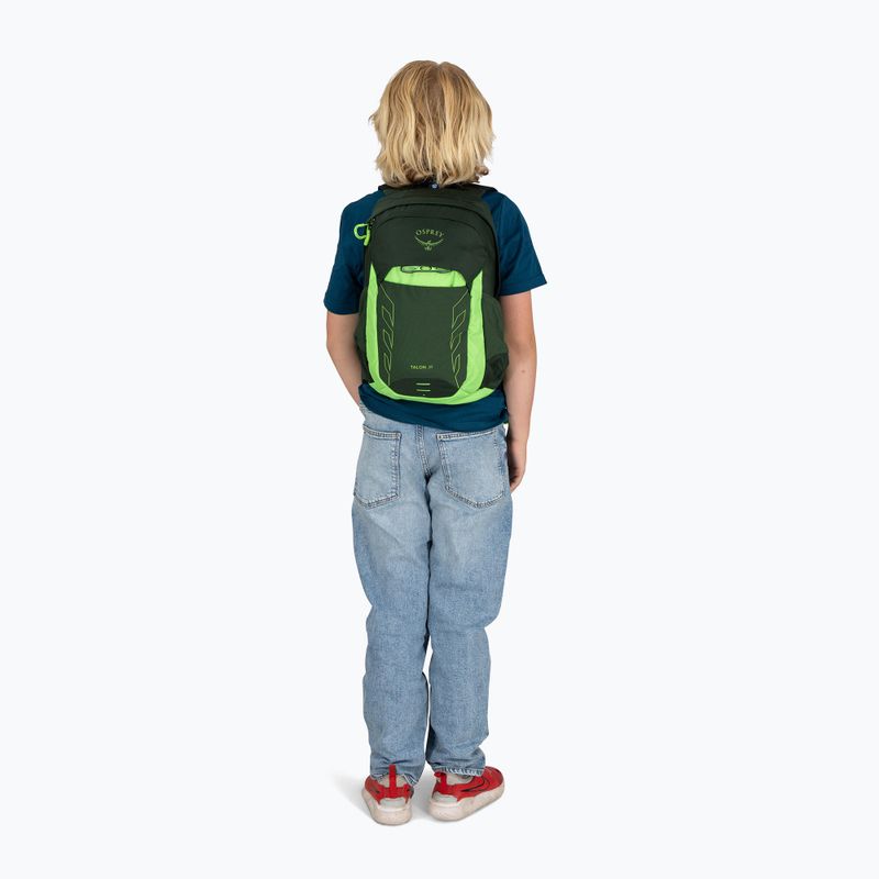 Wander Rucksack Kinder Osprey Talon Jr 11 l green canopy 5