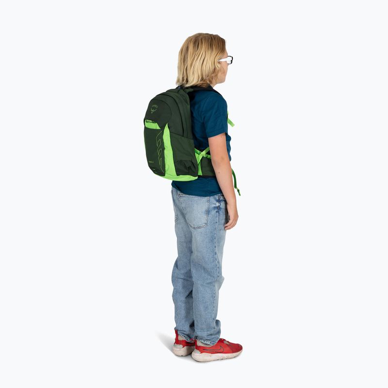 Wander Rucksack Kinder Osprey Talon Jr 11 l green canopy 6