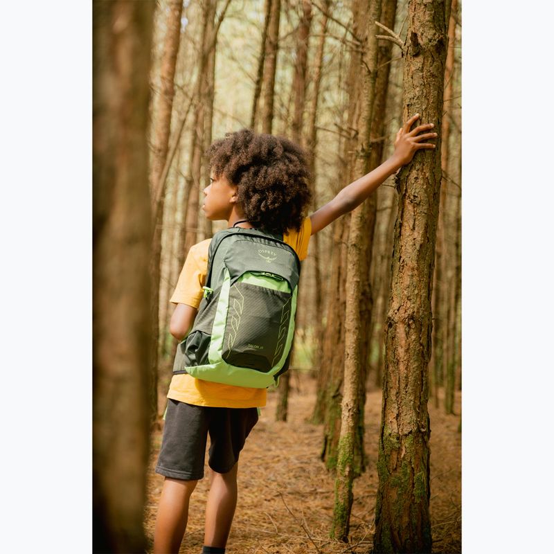 Wander Rucksack Kinder Osprey Talon Jr 11 l green canopy 10