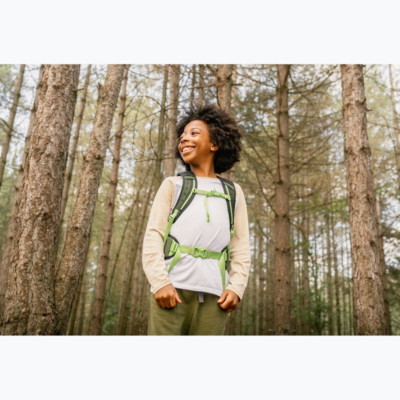 Wander Rucksack Kinder Osprey Talon Jr 11 l green canopy 12