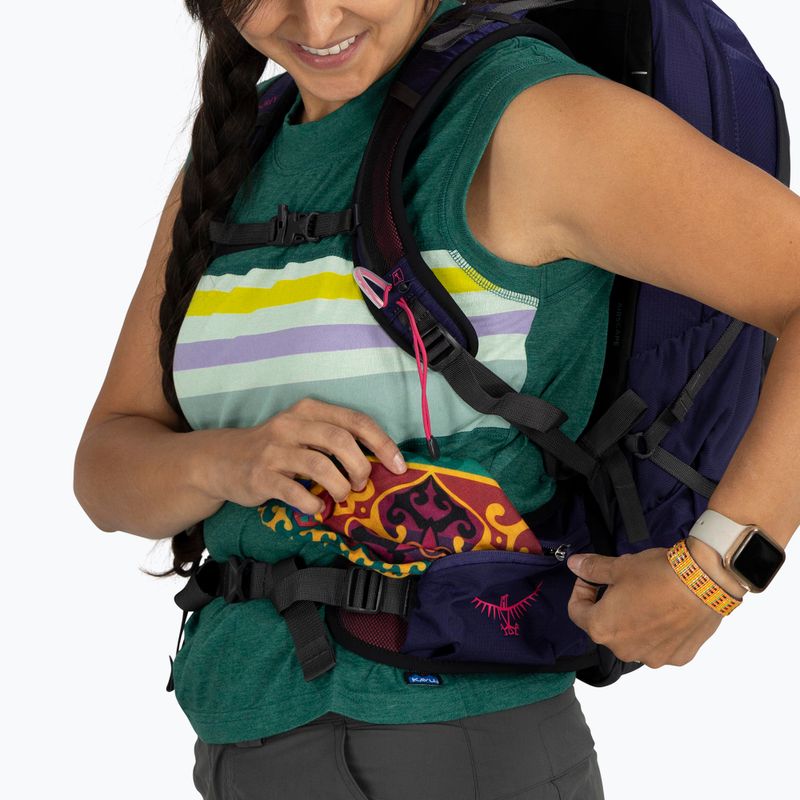 Wander Rucksack Damen Osprey Tempest 11 l deep fig/ hotspot pink 8