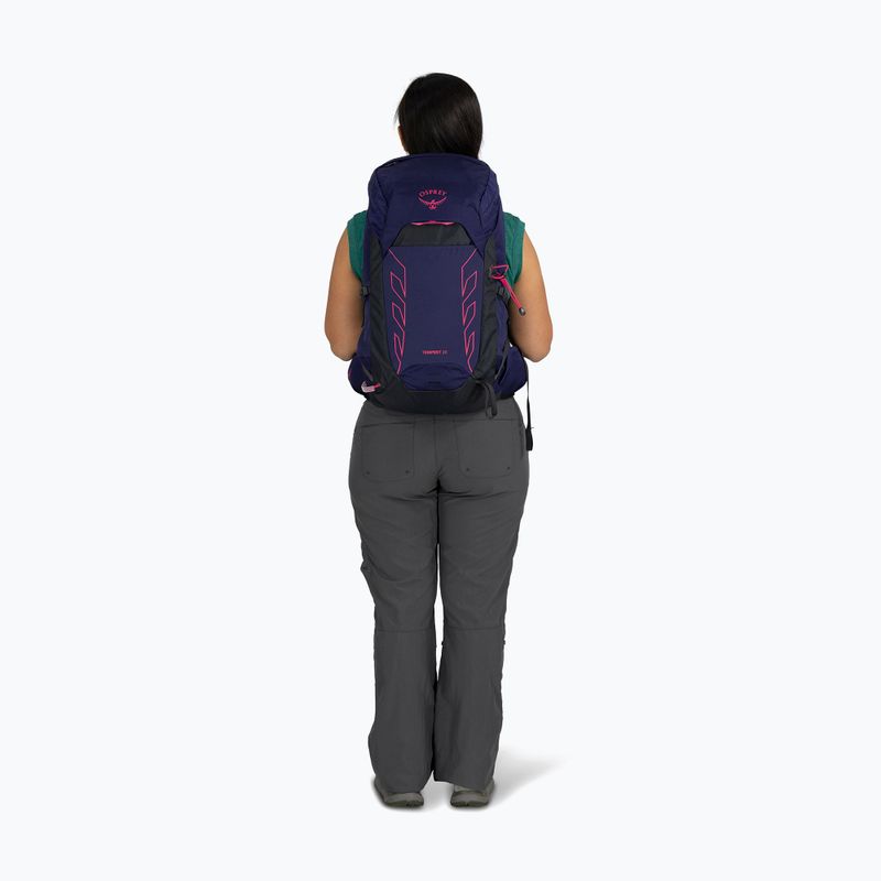 Wander Rucksack Damen Osprey Tempest 26 l deep fig/ hotspot pink 5