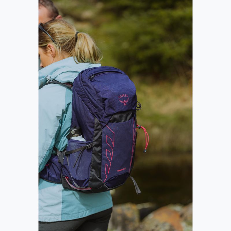 Wander Rucksack Damen Osprey Tempest 26 l deep fig/ hotspot pink 14