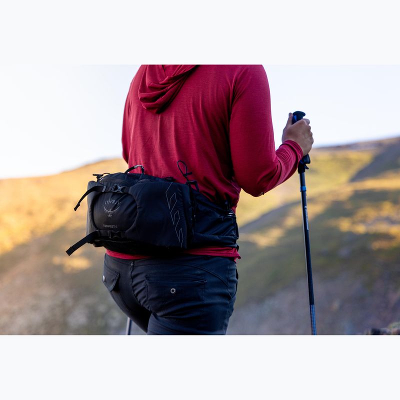 Bauchtasche Osprey Tempest 6 l black/ coal grey 9