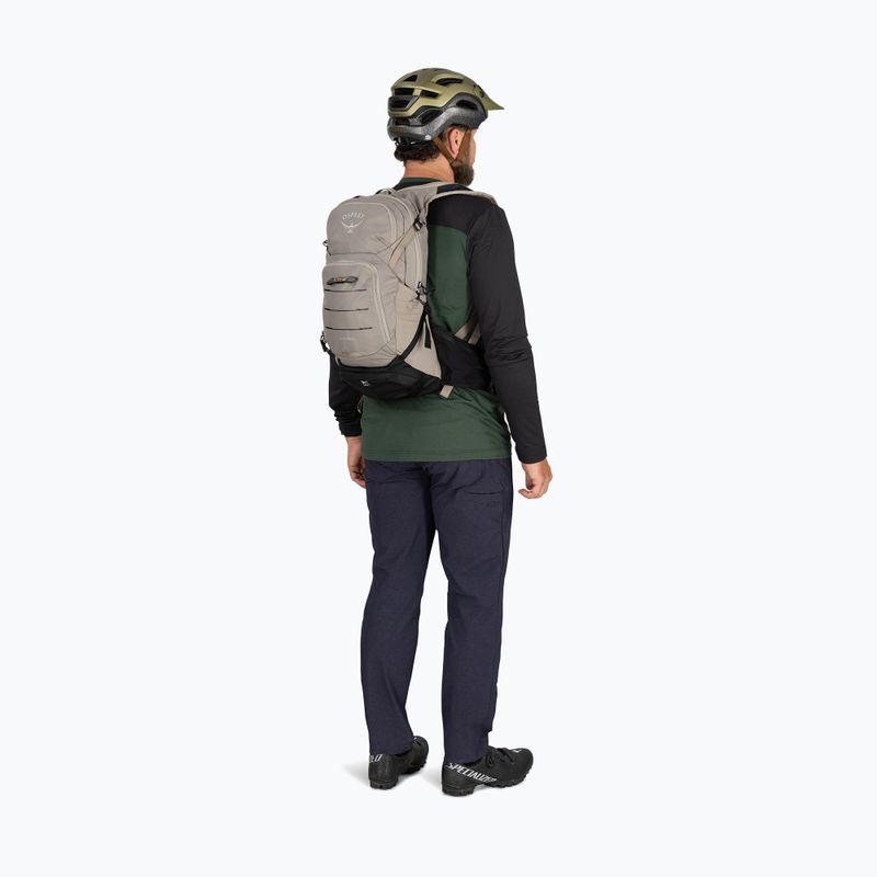 Osprey Raptor 14 Fahrrad Rucksack + 2,5 Liter Tank Giebel grau 6