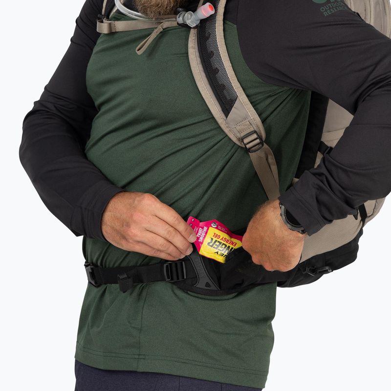 Osprey Raptor 14 Fahrrad Rucksack + 2,5 Liter Tank Giebel grau 9