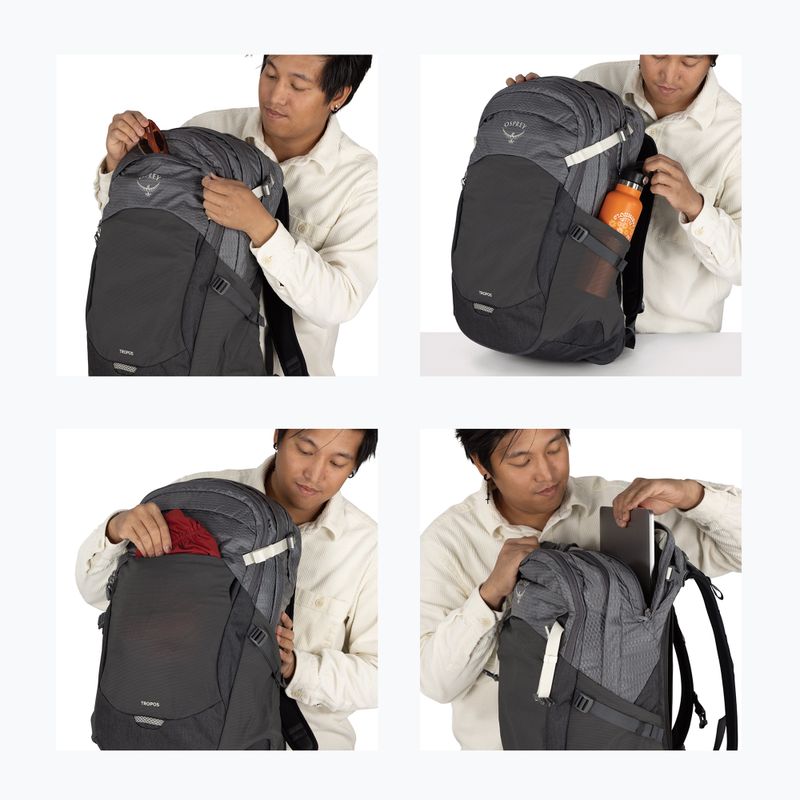 Cityrucksack Osprey Tropos 32 l phantom grey heather 9