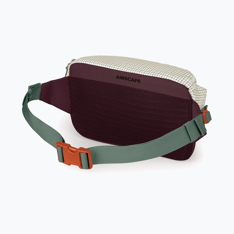 Bauchtasche Osprey Transporter Waist Pack 3 l mystery white/moody burgundy 3