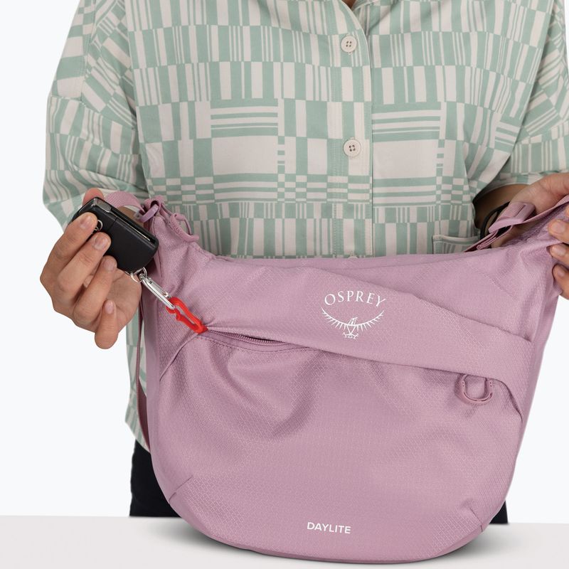 Bauchtasche Osprey Daylite Crossbody Pouch 6 l iris pink 7