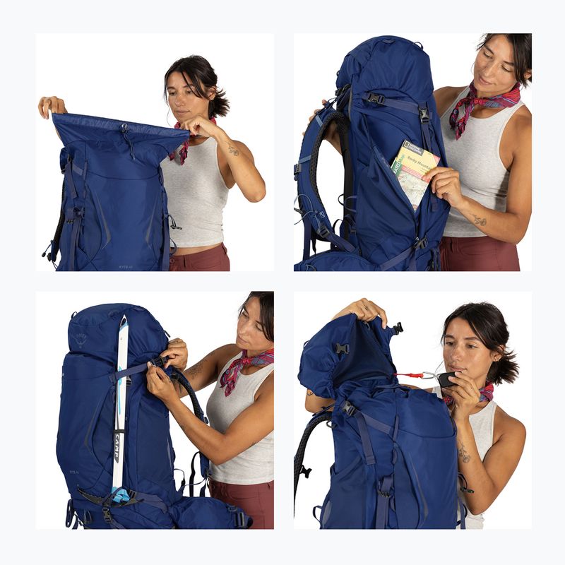 Wanderrucksack Osprey Kyte 48 l serenity blue 13